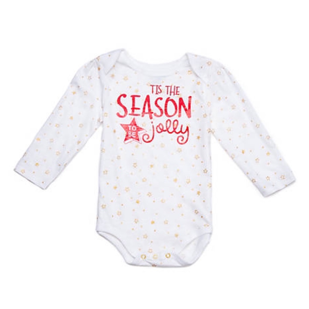 NWT! Lightning Bug Baby Girls Puff Sleeve Bodysuit